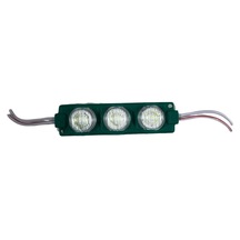 24 Volt Yeşil 3 Watt 3 Lü Lensli 3030 Reklamcı Modül 10 Adet 1 Adet