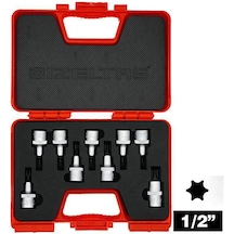 İzeltaş 1/2 Lokmalı Torx Uç Takımı (60mm 9 Parça) - 1113006009