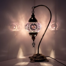 Dekoratif MOZAİK GECE LAMBASI KOMODİN ÜSTÜ MOZAİK ABAJUR