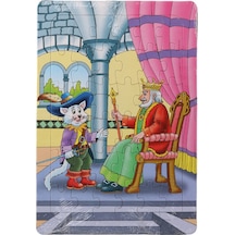 36 Parça Çocuk Puzzle + Boyama Masal Kahramanları Kral