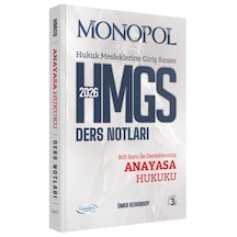 Hmgs Anayasa Hukuku Ders Notları 3. Baskı Monopol Yayınları