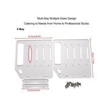 Besthome1 4 Katlı Akrilik Raf - 4-10 Konumlu, Hızlı Kuruş, Soğutucu, Daha Sabit Transparan
