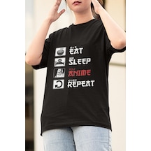 Anime Eat Sleep Anime Tişört