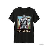 Flood Of Style Sir Veillance Erkek Kadın Tişörtü %100 Pamuklu Tişörtler Kısa Kollu Üstler 0112-2 Çok Renkli