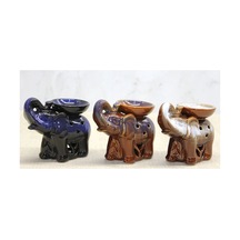 Seramik Filli Buhurdanlık Tütsülük Buhurdanlık 10x9 Cm