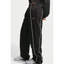 Nike Sportswear Oversized Mid Rise Training Wide Leg Sweatpants Kadın Oversize Eşofman Altı Siyah