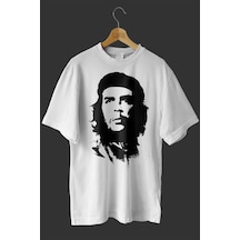 Noıssey -wed Che Guevara Baskılı Oversize T Shirt Beyaz