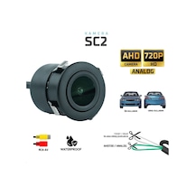 Sentinel Sc2 Ahd 720p Araç Ön/arka Görüş Kamerası Su Geçirmez Mini Gömme Model