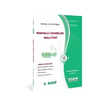 Aöf Mahalli Idareler Maliyesi Bahar Dönemi Konu Anlatımlı Soru Bankası