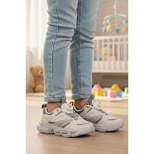 United Colors Of Benetton Gri Misina Bağcıklı Erkek Çocuk Spor Ayakkabı Bnı-10255 P