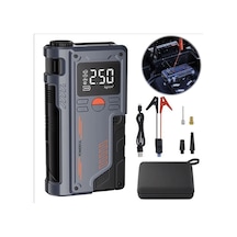 Turbo Akü Takviye Ve Lastik Şişirme Pompası Powerbank Özellikli Akü Starter Acil Durum Kiti
