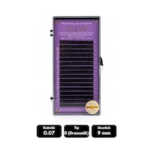 Ocean 0.07d Dramatik Kıvrım 9 Mm Soft Eyelash Doğal İpek Kirpik 16'lı