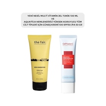 Cell Fusion C Aquatica Güneş Kremi SPF50+ 50 G + The Fair Multi Vitamin Jel Tonik 100 ML