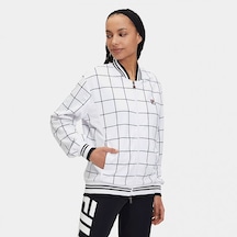 Beyaz - Siyah Fila Mont Check Allover Print Su411118 Beyaz - Siyah