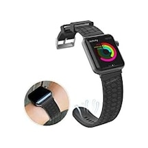 Apple Watch Uyumlu Silikon Kayış 38-40-41-42mm Yumuşak Terletmeyen Spor Günlük Kullanım Apple Watch Band