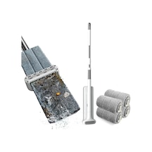 Yaozixa 360 Dönebilir Mikrofiber Yer Paspası - Islak & Kuru Temizlik İçin Yeniden Kullanılabilir Bezler