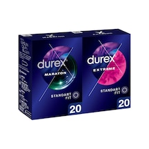 Durex Maraton  Prezervatif 20'li + Extreme Prezervatif 20'li