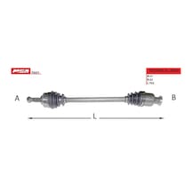 Komple Aks Sağ K4m Megane I -8200168513