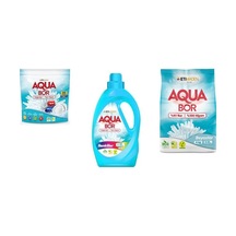 Aquabor Doğal Mineralli Tablet + Sıvı Renkliler + 4 Kg Beyaz 3 Lü Set 80265184