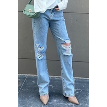 Madmext Açık Mavi Straight Fit Jean Mg2031-açık Mavi Açık Mavi