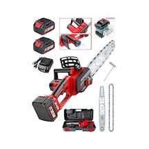 Dragro Alman DRG- 21VF 3000 Mah Dijital Gösterge Otomatik Yağlamalı Şarjlı Akülü Dal Kesme Budama Testere Makinesi
