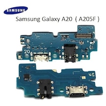 Senalstore Samsung A20 Uyumlu Şarj Mikrofon Ve Kulaklık Bordu