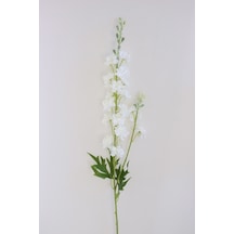 Yapay Çiçek Deposu Yapay Lüx Zarif Delphinium Dalı 84 Cm Beyaz