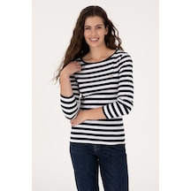 U.s. Polo Assn. Kadın Lacivert Sweatshirt 50314203-vr033 Lacivert