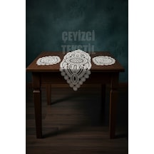 Salon Takımı, Yatak Odası 3 Parça Sehpa Örtüsü, Masa Örtüsü 3 Parça Oda Takımı Diğer