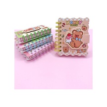 Honey Bear Cırtlı Cep Boy Sevimli Ayıcık Mini Not Defteri 7x8 Cm - Kahverengi