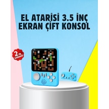 Mey İthalat 666 Klasik Oyunlu Mini Retro Konsol Büyük Ekran Desteği