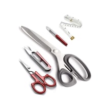 Sol El Makası Solak Plastik Saplı 21 CM Kumaş Kesim Makası Set