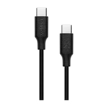 Type-c To Type-c İle Uyumlu İphone Ve Samsung İle Uyumlu Hızlı Şarj Ve Data Kablosu 40 Cm Siya Standart