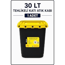 Telkar Tehlikeli Katı Atık Kabı 30 L 1 Adet