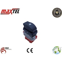 Cam Açma Düğmesi Sol Tekli Master Iı 98-08 6 Fişli