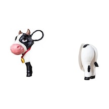 Yaratıcı Reçine Rulo Doku Tutucu Ana Masaüstü Dekorasyon Süsleri Sevimli İnek Rulo Kağıt Tutucu Mutfak Basit Rulo Doku Kutusu Doku Kutuları Beyaz