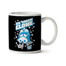 Star Wars Ice Cream Clone Trooper İki Tarafı Baskılı Kupa Bardak Çok Renkli