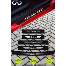 Infiniti Cefiro Karbon Kapı Ve Bagaj Eşiği Koruma Seti Çizilmelere Karşı Dayanıklı Sticker Folyo Cefiro Yazılı