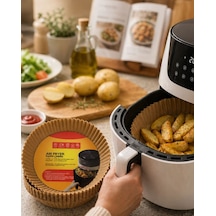 Airfryer Pişirme Kağıdı 100 Lü Yapışmaz Yağ Geçirmez Kağıt