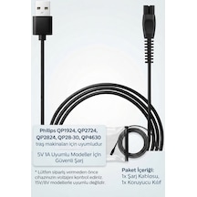 My Polo Tıme Philips Uyumlu Oneblade & Multigroom Usb Şarj Kablosu - Qp1924 Qp2724 Qp2824 Qp4530 Qp4631 Mg5910