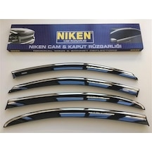 Niken Ford Focus 2005-2012 Kromlu Cam Rüzgarlığı 4 Lü