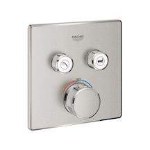 Grohtherm Smartcontrol Çift Valfli Akış Kontrollü Ankastre Termostatik Duş Bataryası Grh29124Dc0