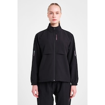 Lescon Kadın Fermuarlı Sweatshirt 25n-2135 Siyah