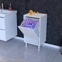 Modilayn Söke Banyo İçin Sihirli Kutu 35 X 75 X 32,5 Cm Lik 1 Göz Sepet Hazneli Mini Banyo Dolabı. Hemen Sipariş Verin, Banyonuz Büyüsün Beyaz