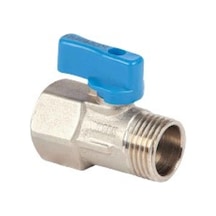 Mini Küresel Vana Erkek Dişi Mavi 3/8