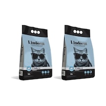 LindoCat İnce Sabun Kokulu Topak Bentonit Kedi Kumu 2 x 10 L