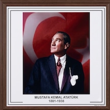 Panda Atatürk Posteri Mdf Çerçeveli 50x70