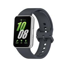 Novstrap Samsung Galaxy Fit 3 İle Uyumlu Kordon Kayış Yumuşak Silikon Klasik Kordon