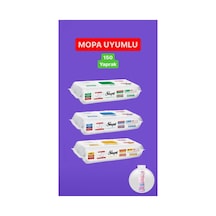 Sleepyeasy Clean Beyaz-arap-çamş Katkılı Mopa Uyumlu Yer Temizlik Havlusu 150 Yaprak Hediyeli Diğer