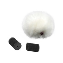 Rycote 065516 Beyaz Renk Yaka Mikrofonu için Rüzgar Koruyucu